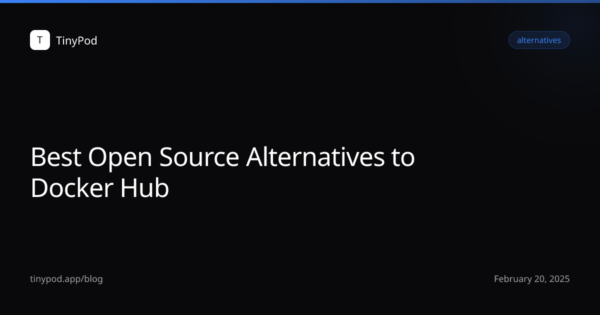 Best Open Source Alternatives to Docker Hub
