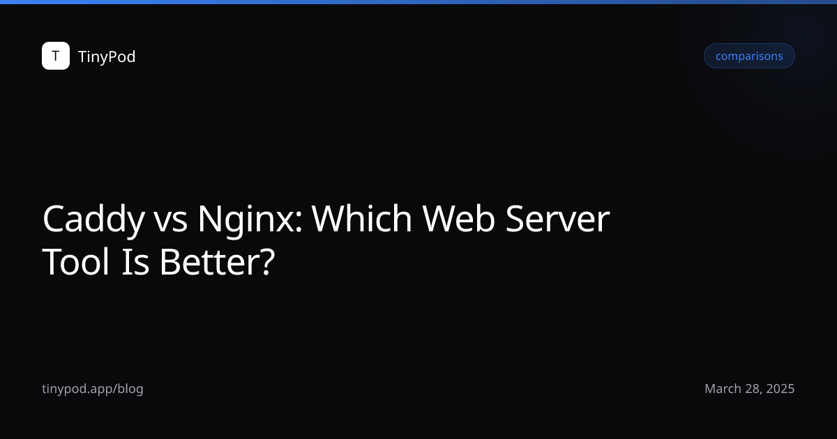 Caddy vs Nginx: Which Web Server Tool Is Better?